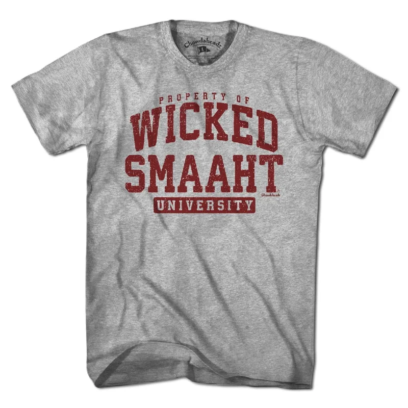 Women’s stylish saying tees Property of Wicked Smaaht U T-Shirt