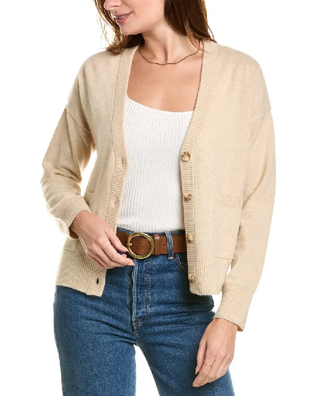 Versatile knit sweaters Design History V-Neck Cashmere Cardigan