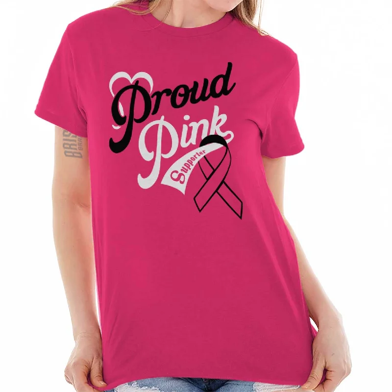 Women’s printed art T-Shirts Breast Cancer Awareness T Shirt