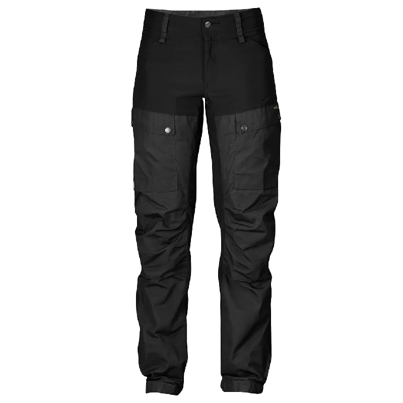 Printed leggings for exercise Fjallraven Womens Keb Trousers Black