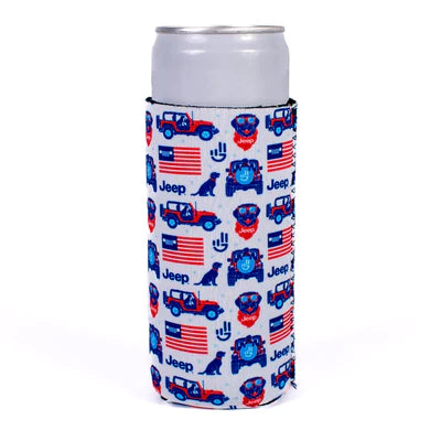 Midi dresses for special occasions Top Jeep Patriotic Pups Slim Can Holder