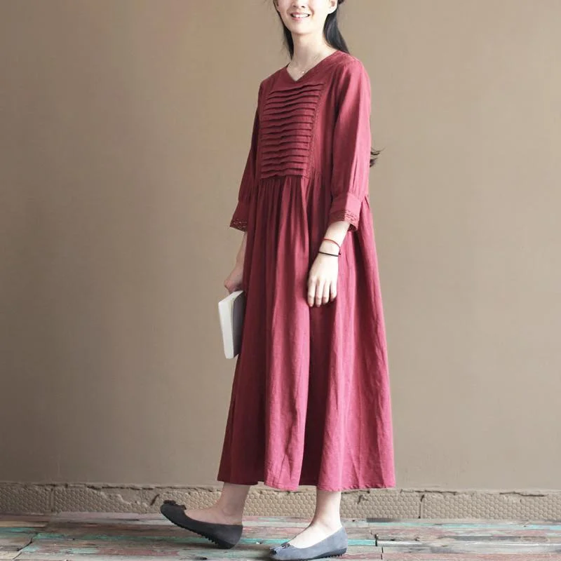 elegant bridesmaid dresses & jumpsuits Mulberry linen summer maxi dress long sundresses plus size linen clothing