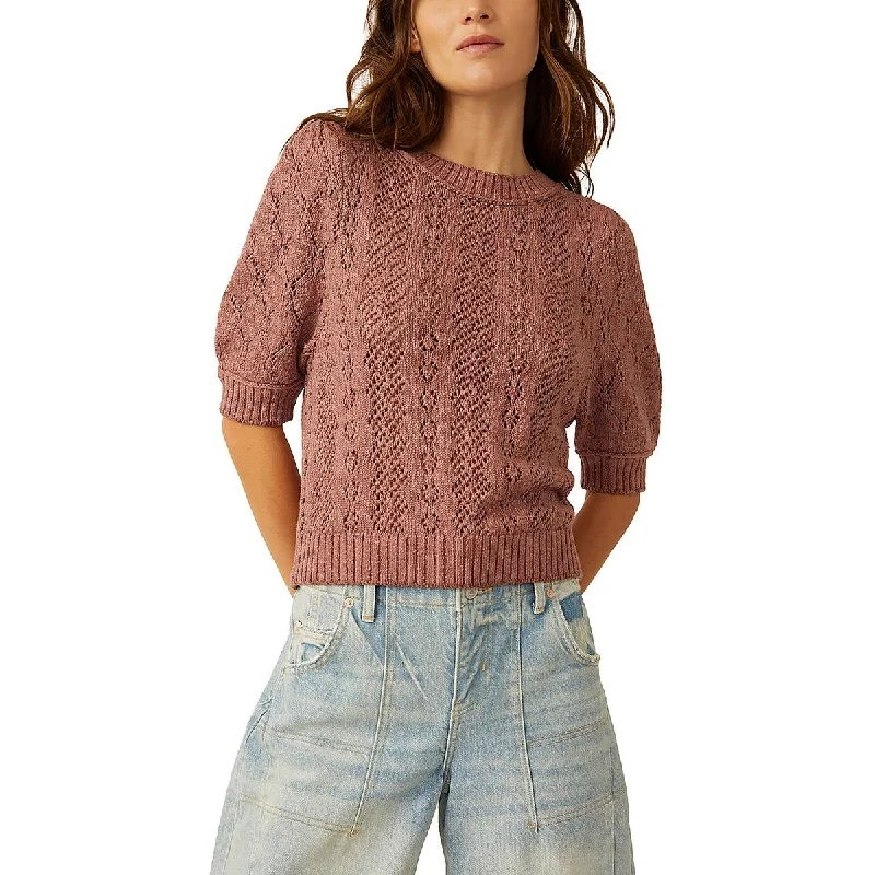 Cozy wool sweaters for cold weather Womens Ribbed Trim Boat Neck Pullover Sweater