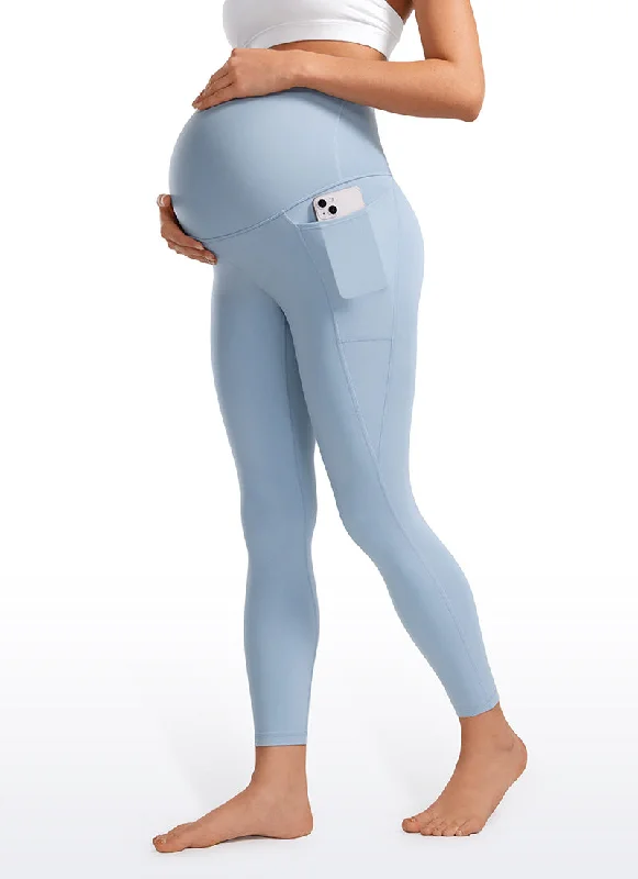 Soft leggings for running Butterluxe Maternity Leggings with Pockets 25"