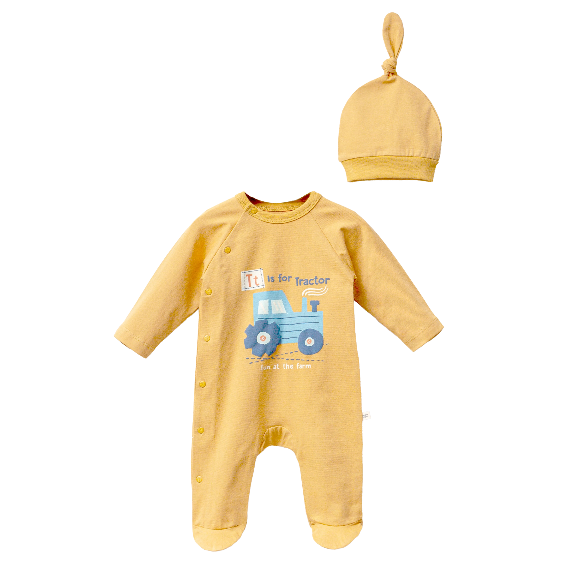 Spring formal dress options for women Top Yellow Tractor Graphic Babygrow & Hat