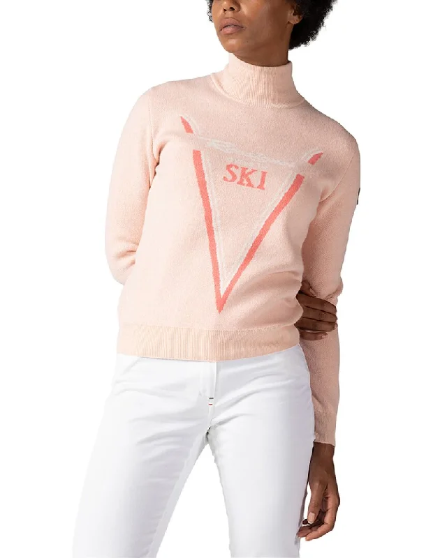 Wool sweaters for winter weather Rossignol Victoire Knit Turtleneck Wool & Cashmere-Blend Sweater