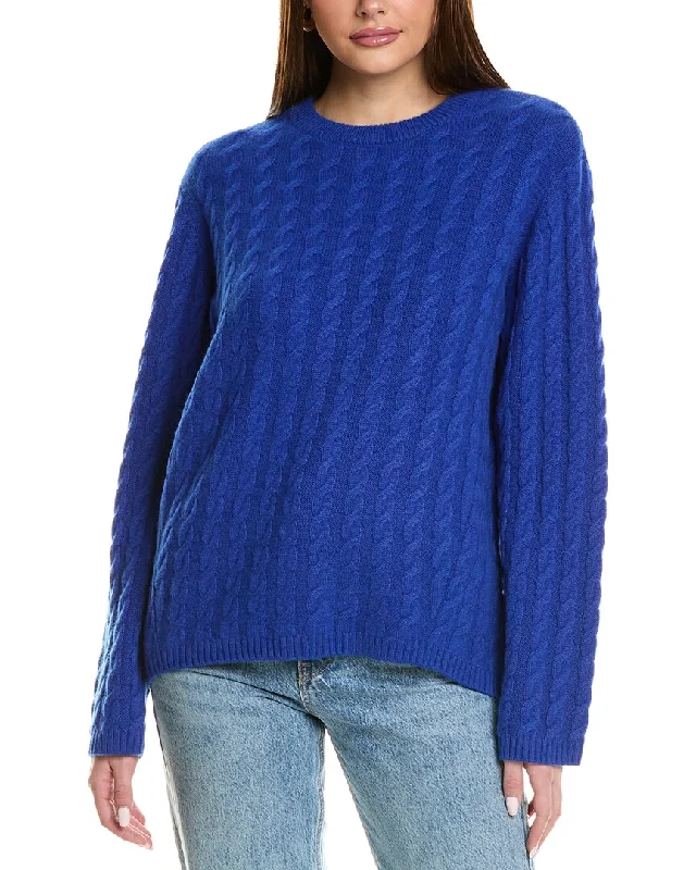 Women’s relaxed sweaters Design History All Over Cable Cashmere Sweater