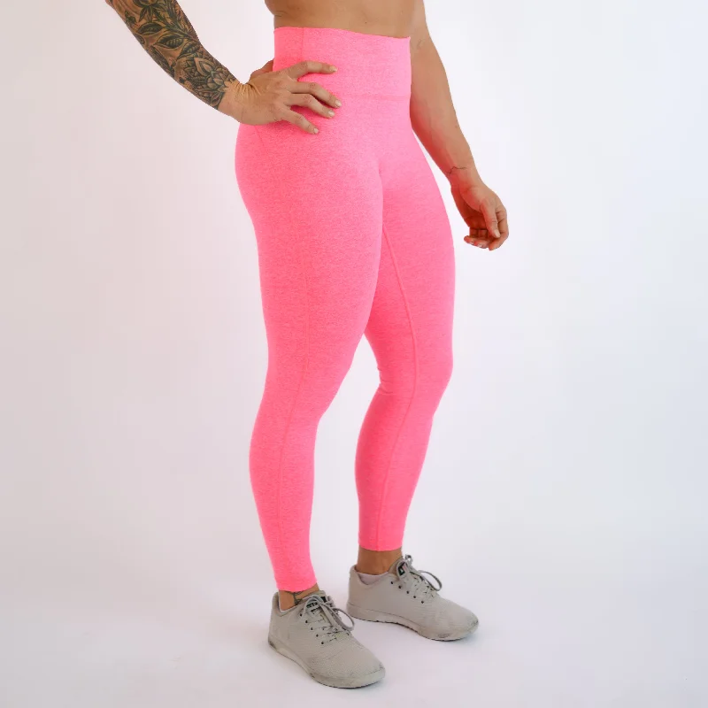 Flexible leggings for workouts Charge Legging 25"- No Front Seam - Higher Rise