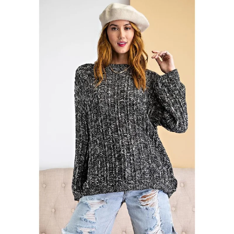 Soft winter wool pullovers Textured Knitted Sweater