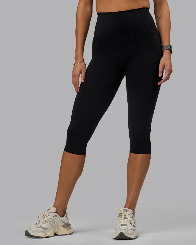 Unique leggings for women Elixir 3/4 Leggings With Pockets - Black