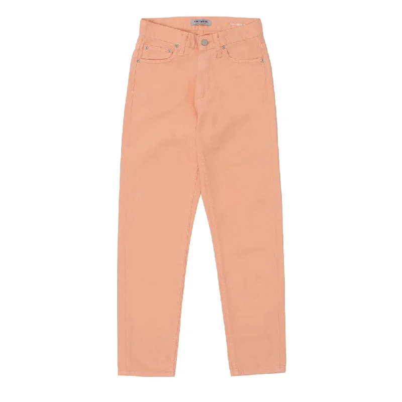 Affordable workout leggings Carhartt WIP Womens Page Carrot Ankle Pant Peach