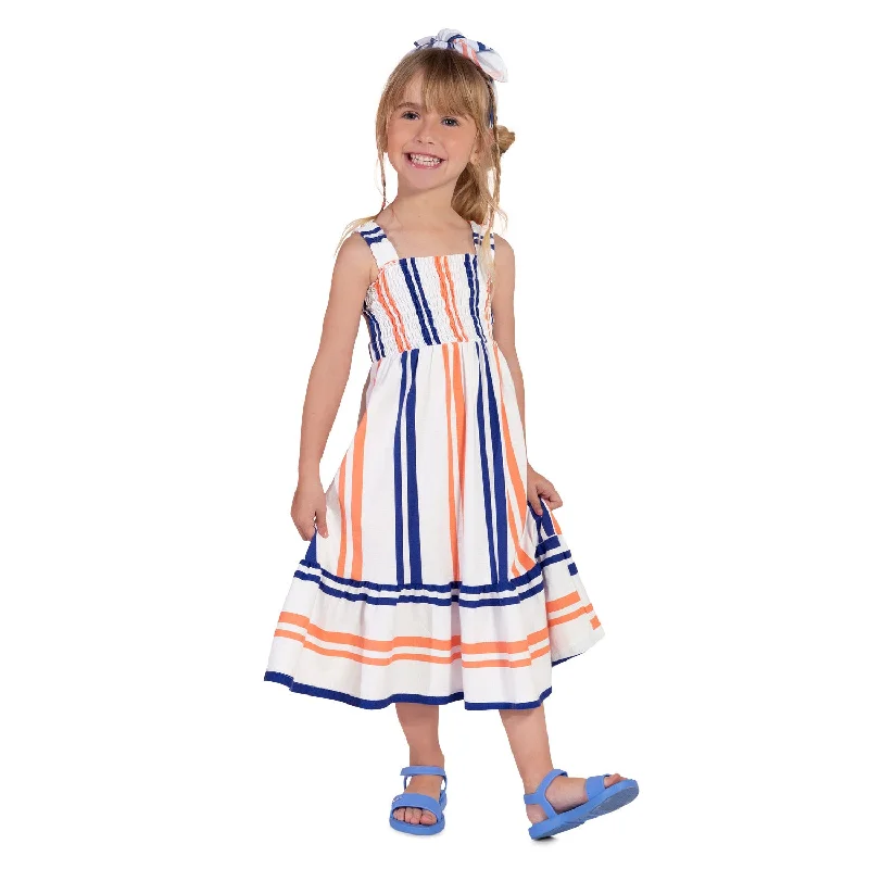 Colorful dresses for women Top Girls Striped Sundress