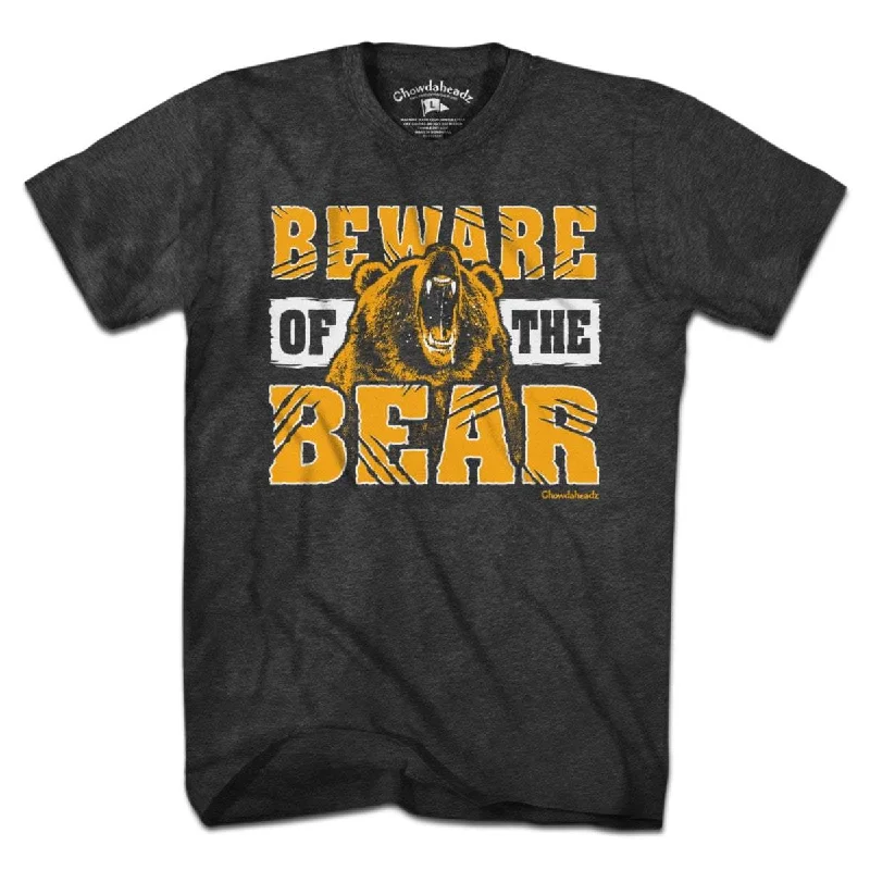 Women’s embroidered T-Shirts Beware of the Bear Boston T-Shirt