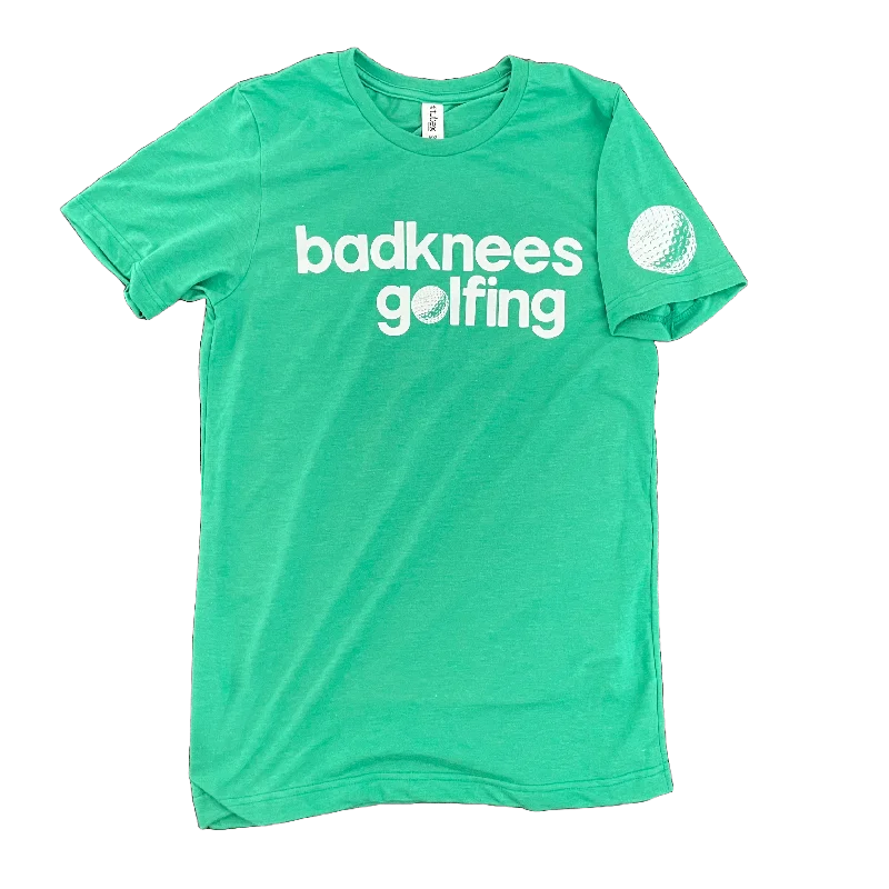 Women’s festive T-Shirts badknees Golfing T-shirt - Fairway Green