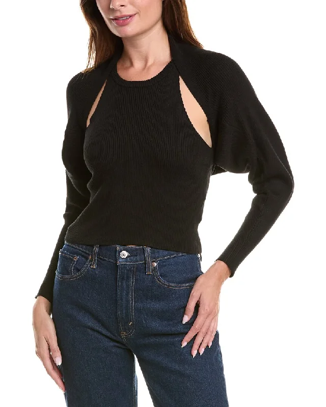 Comfortable women’s sweaters Lyra & Co 2pc Tank & Cardigan Set