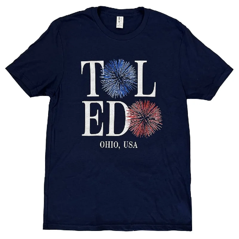 Women’s cute slogan T-shirts Toledo Ohio Fireworks Shirt