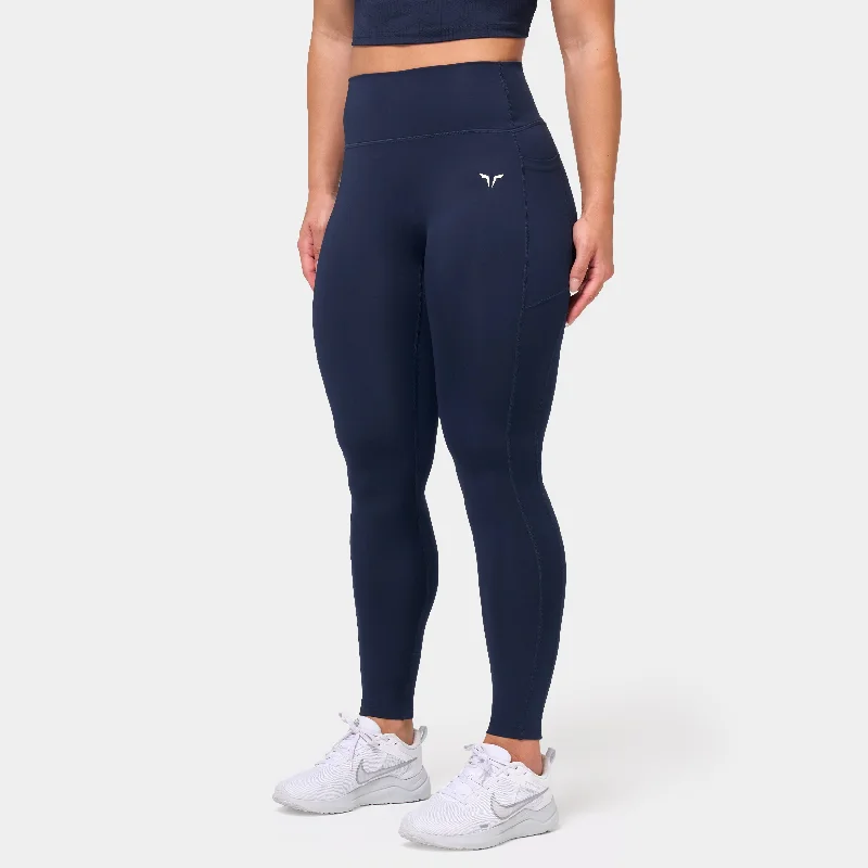 Seamless leggings for women Essential ACT Leggings 27" 2.0 - Navy