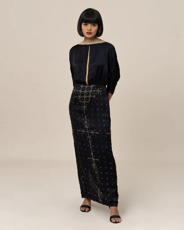 sophisticated black jumpsuits & dresses ANGKASA - Sinar Dress