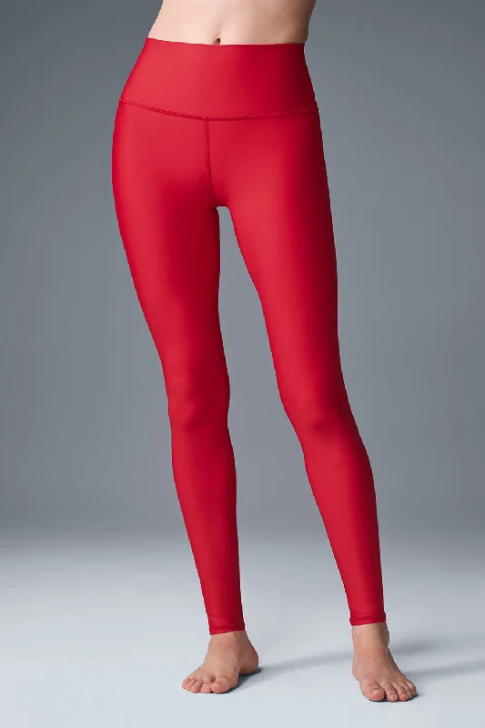 Ultra-light leggings for yoga High-Waist Airlift Legging - Bold Red