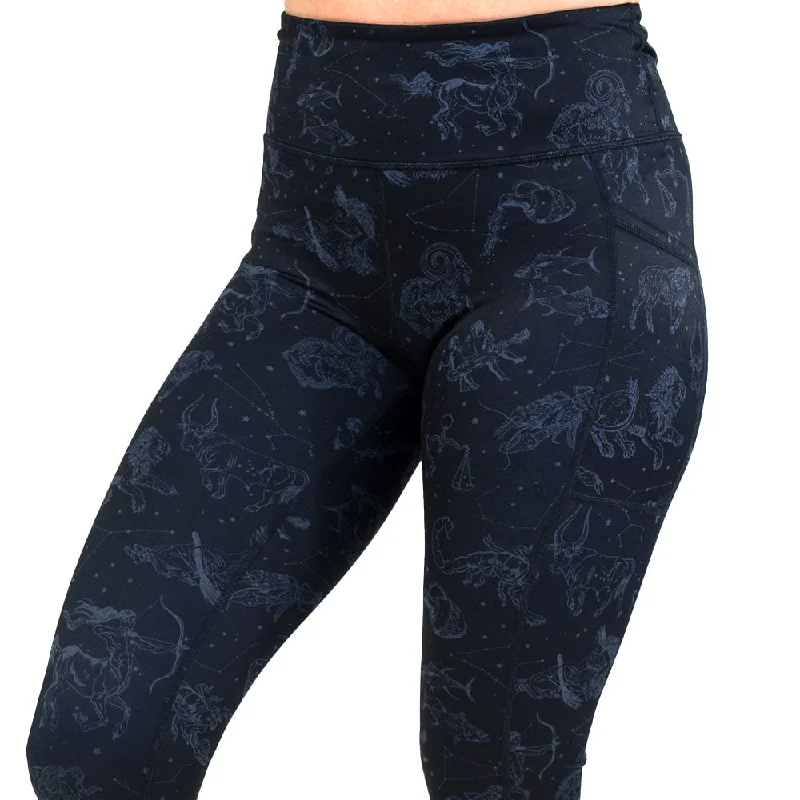 Casual black leggings Zodiac Leggings