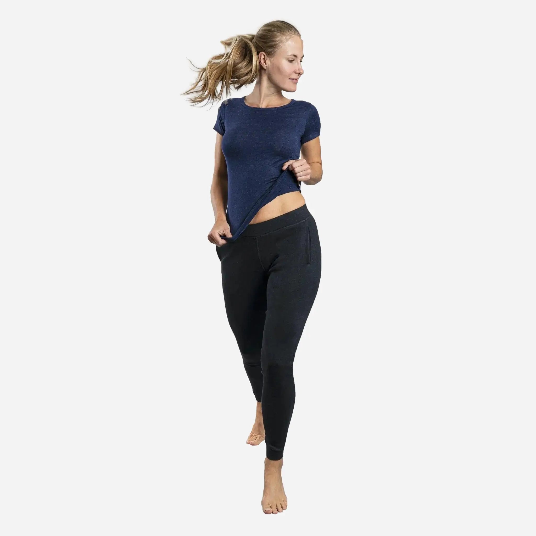 Best leggings for comfort and style Women's Alpaca Wool Joggers: 300 Lightweight