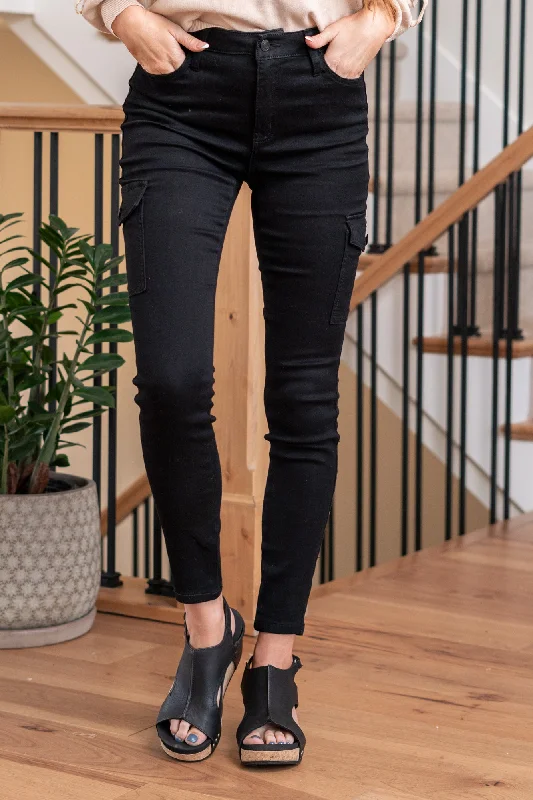 custom jeans women Jenny High Rise Cargo Skinny