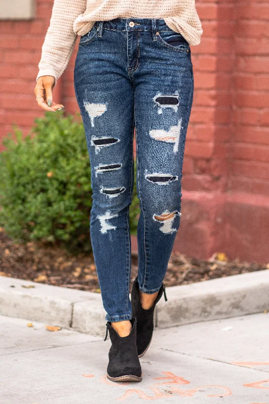 vintage style jeans women Berea Mid Rise Skinny