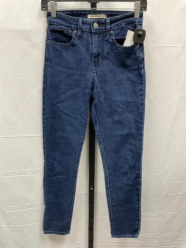 high waist denim pants women Jeans Skinny By Levis  Size: 4