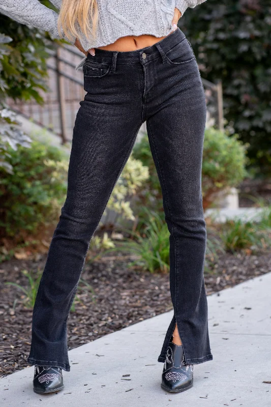 body shaping jeans women Winsome Mid Rise Slim Boot Cut