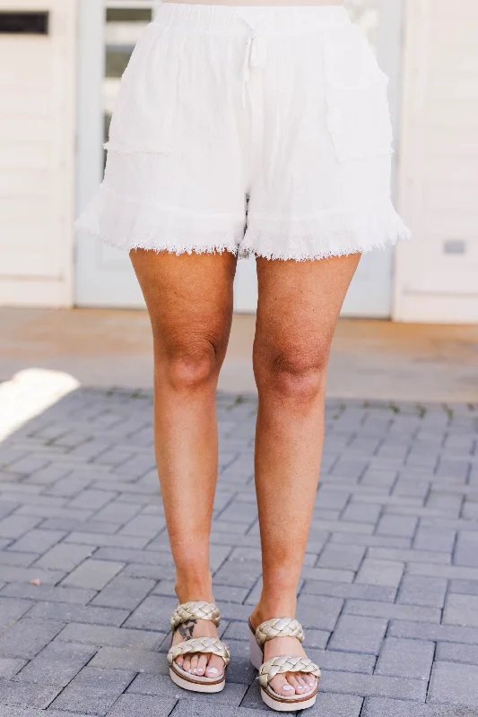 flowy shorts for women Best In Town Shorts, Off White