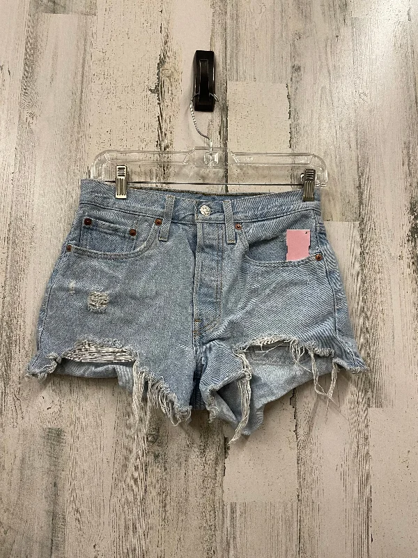 functional shorts women Blue Denim Shorts Levis, Size 2