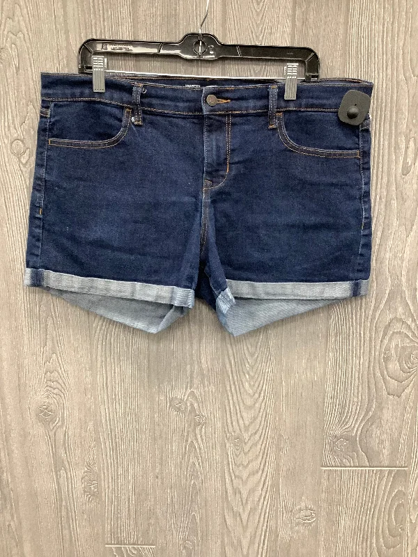 versatile workout shorts women Blue Denim Shorts Old Navy, Size 14