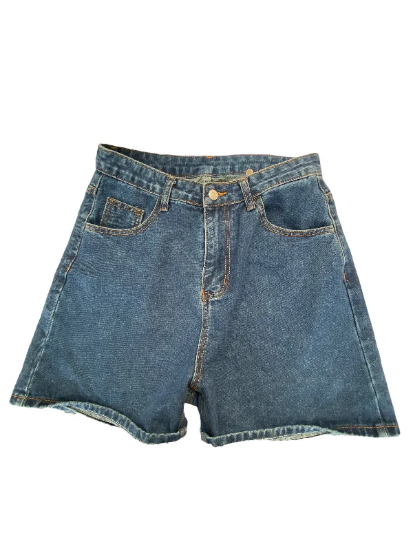 women’s shorts for everyday wear Blue Denim Shorts Shein, Size 6