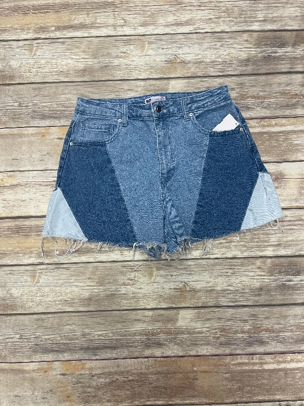 fashionable shorts for curvy women Blue Denim Shorts So, Size 10