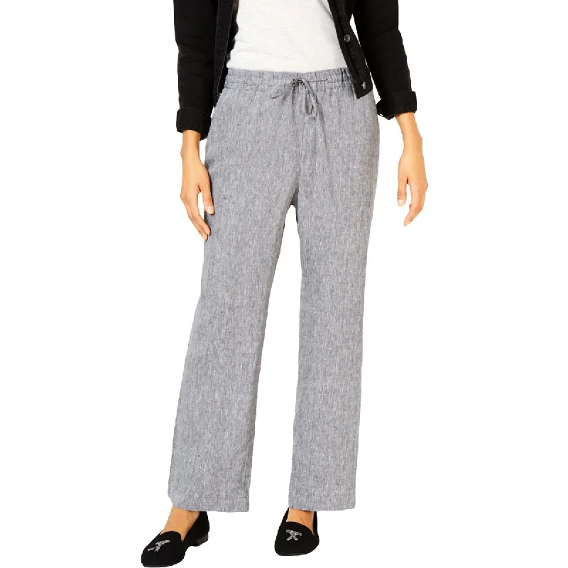 elegant skinny pants Charter Club Womens Plus Woven Wide Leg Pants