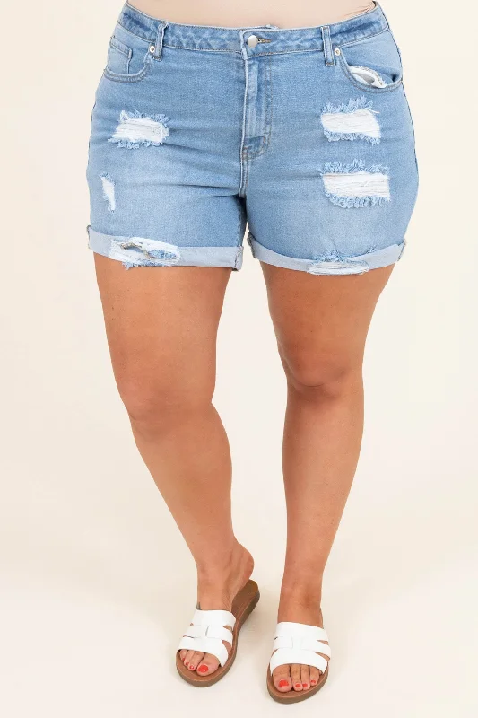 cozy lounge shorts for women Favorite Remix Shorts, Light Blue