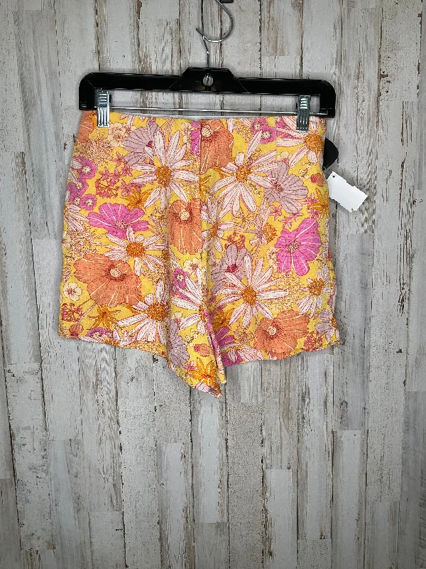 cool girls' shorts women Floral Print Shorts H&m, Size S