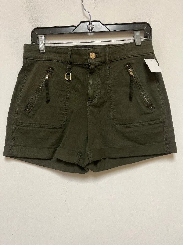 chic high-waisted denim shorts women Green Shorts White House Black Market, Size 2