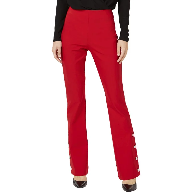 fashionable office pants for women INC Womens Mid-Rise Pull On Bootcut Pants