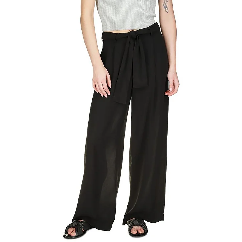 trendy dress pants for women MICHAEL Michael Kors Womens Petites Sheer Crepe Wide Leg Pants