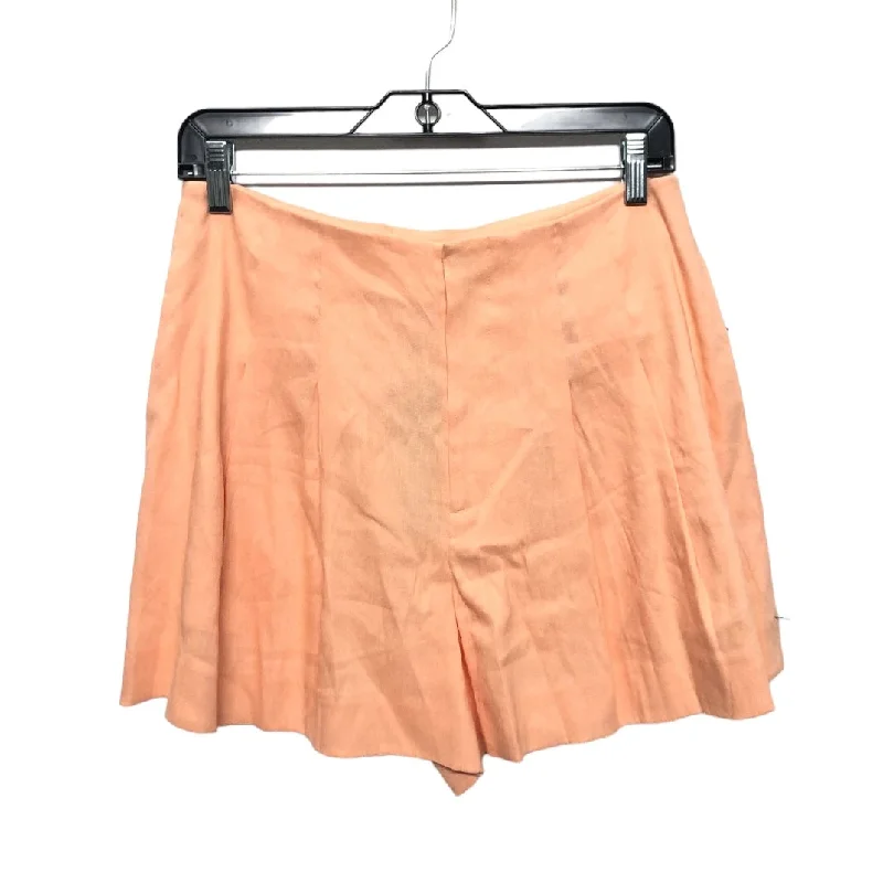 high-waisted shorts for plus size women Peach Shorts Antonio Melani, Size 6