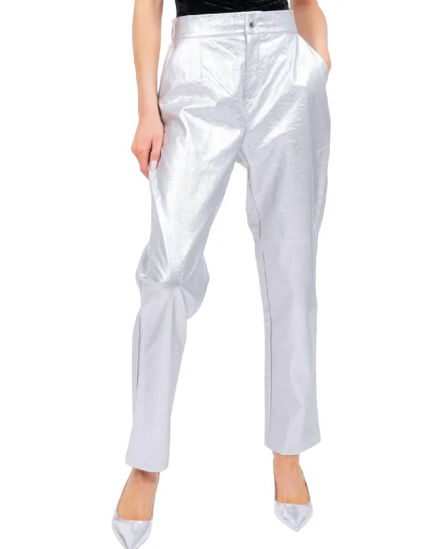 women's pants for casual Fridays Phoebe Pants In Metal