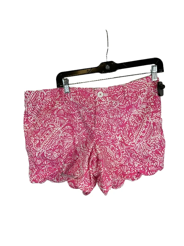 chic high-waisted women’s shorts Pink Shorts Designer Lilly Pulitzer, Size 10