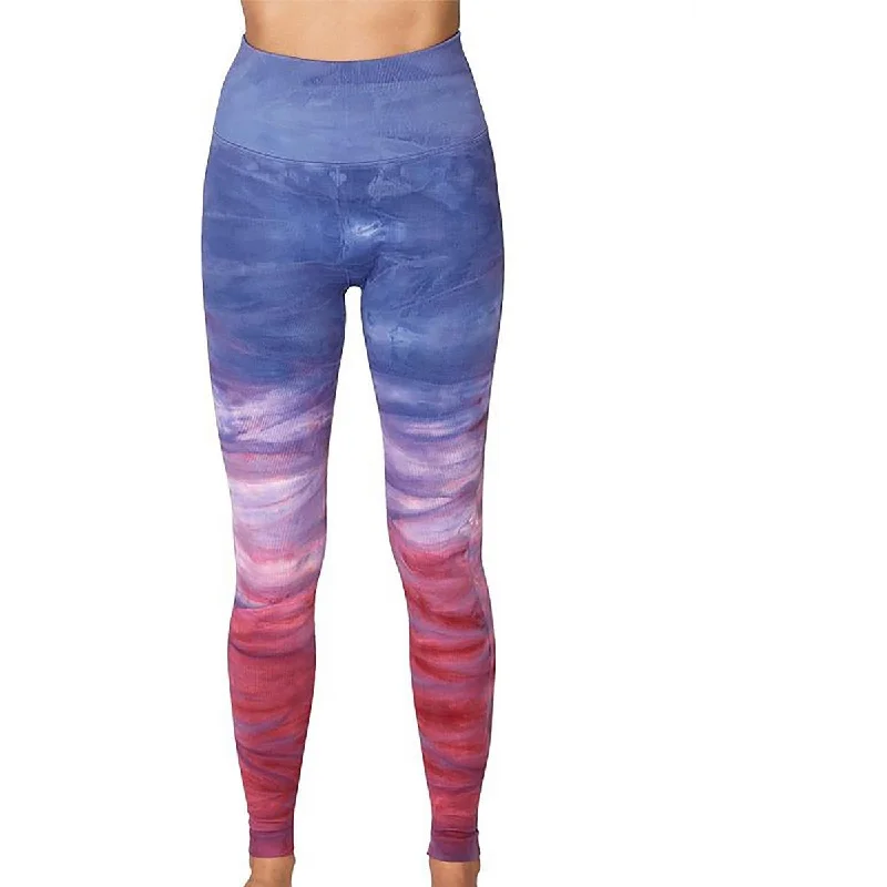 chic relaxed pants for women Spiritual Gangster Womens High Rise Watercolor Leggings