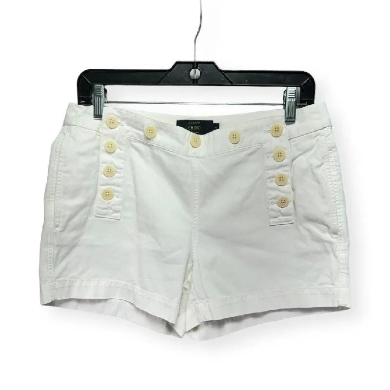 comfy denim workout shorts women White Shorts J. Crew, Size 4