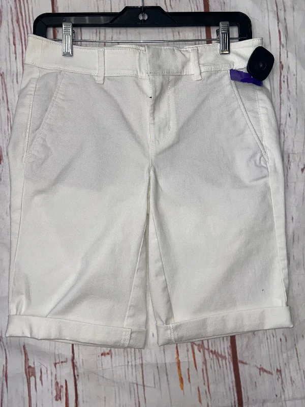 women’s patterned gym shorts White Shorts Loft, Size 0