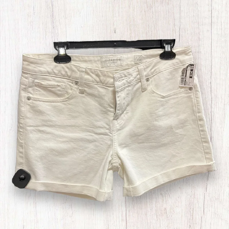 practical cotton shorts for women White Shorts Lucky Brand, Size 8