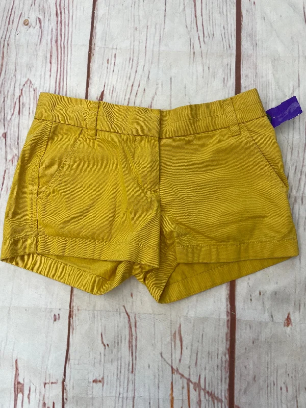 breathable women’s shorts Yellow Shorts J Crew, Size 0